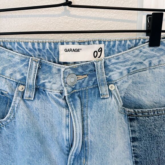 Garage Two Toned Boyfrend/ankle Style Jeans - Picture 2 of 3